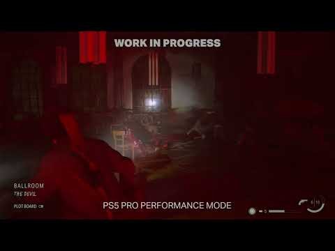 So sánh chi tiết Alan Wake 2 trên PS5 Pro trong cảnh Ballroom - Video ESRB