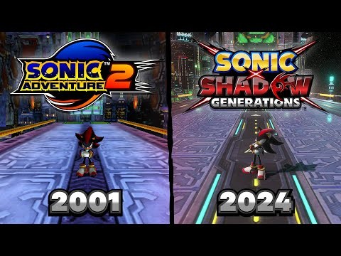So sánh đồ họa màn chơi cũ và mới trong Sonic x Shadow Generations