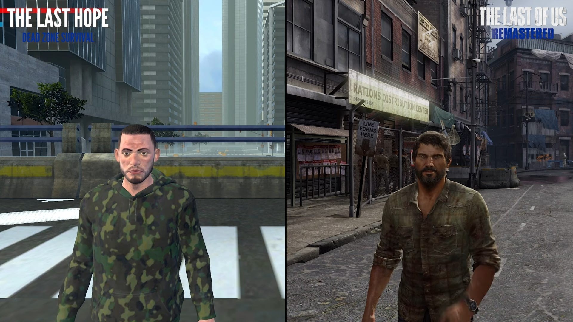 So sánh The Last Hope với The Last of Us