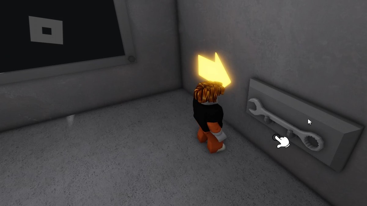 Sử dụng cờ lê mở lỗ thông hơi thứ hai trong Barry's Prison Run