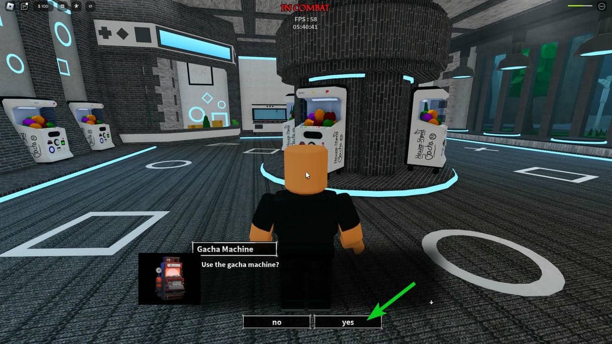 Sử dụng Gacha để có cơ hội nhận Manga Hakari trong Heaven Stand