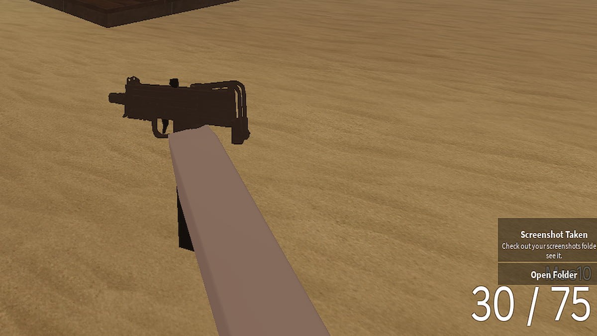 Súng tiểu liên MAC-10 trong A Dusty Trip
