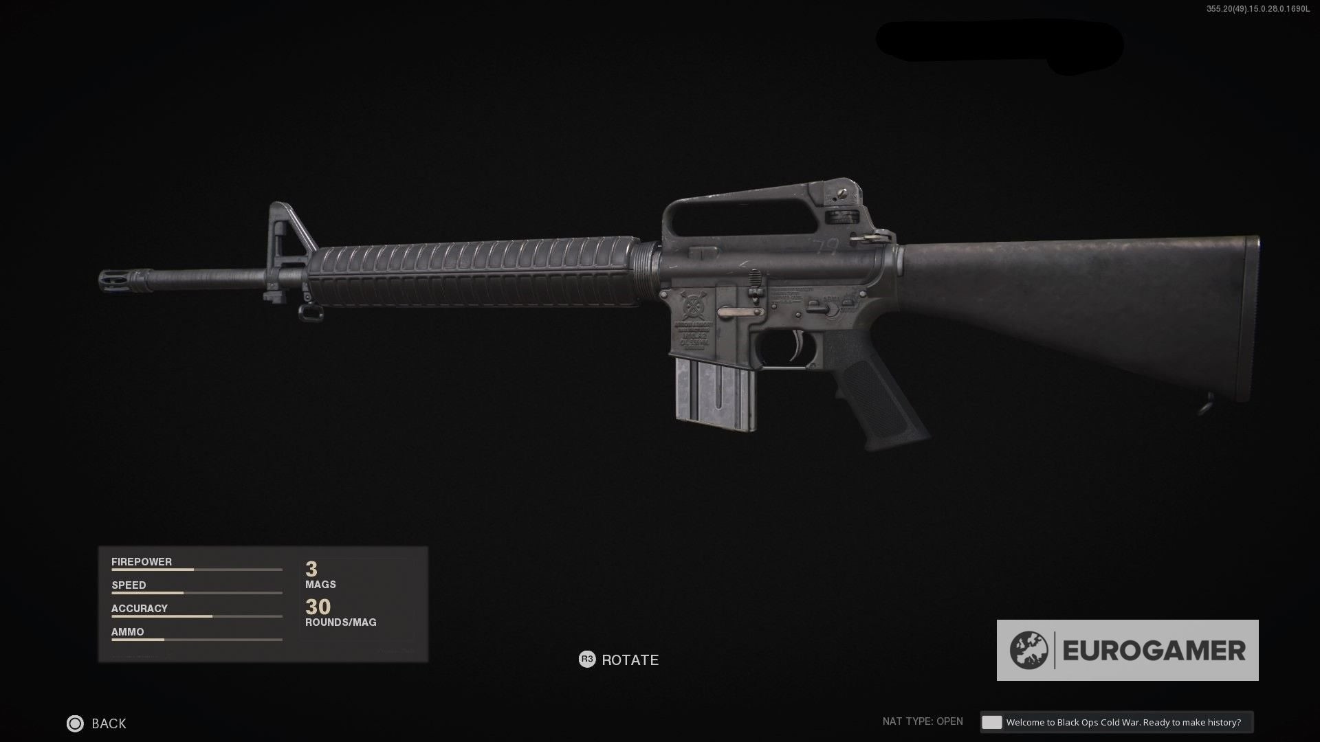 Súng trường chiến thuật M16 trong Black Ops Cold War nổi bật với khả năng bắn burst chính xác
