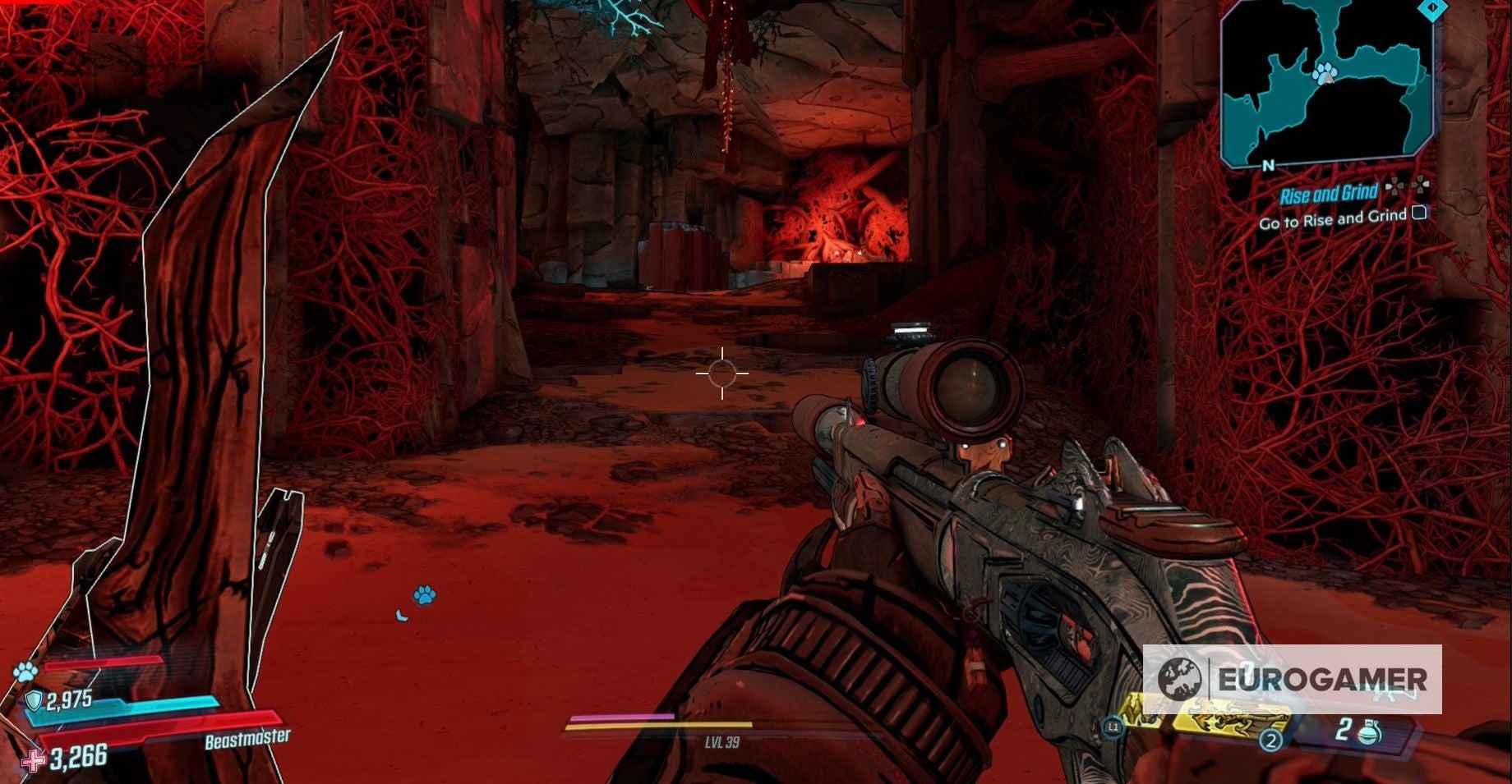 Swarm Host ẩn náu ở cuối đường hầm này trong The Pyre of Stars - Borderlands 3