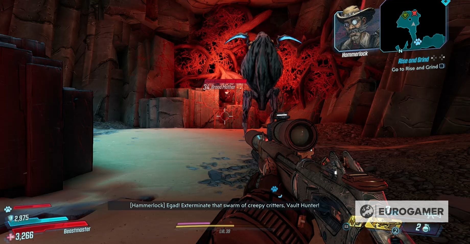 Swarm Host, một Brood Mother nguy hiểm tại The Pyre of Stars - Borderlands 3