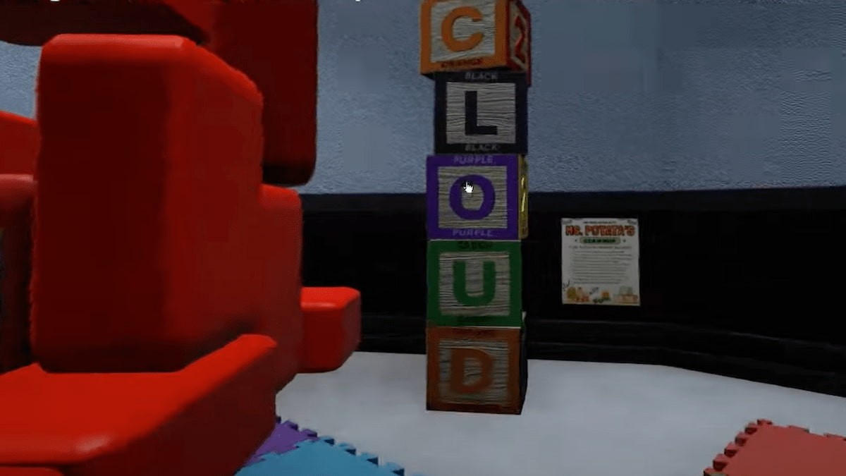 Tạo từ bằng các khối xếp chồng trong Terminal Escape Room