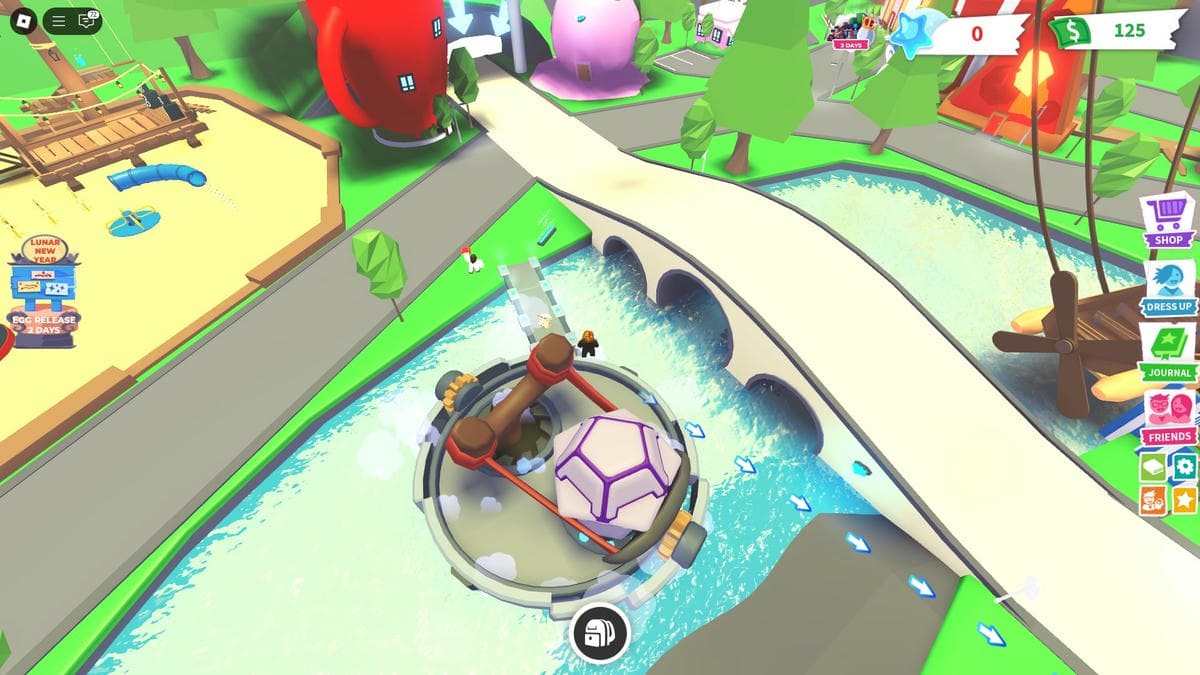 Tàu vũ trụ đến mặt trăng trong Adopt Me