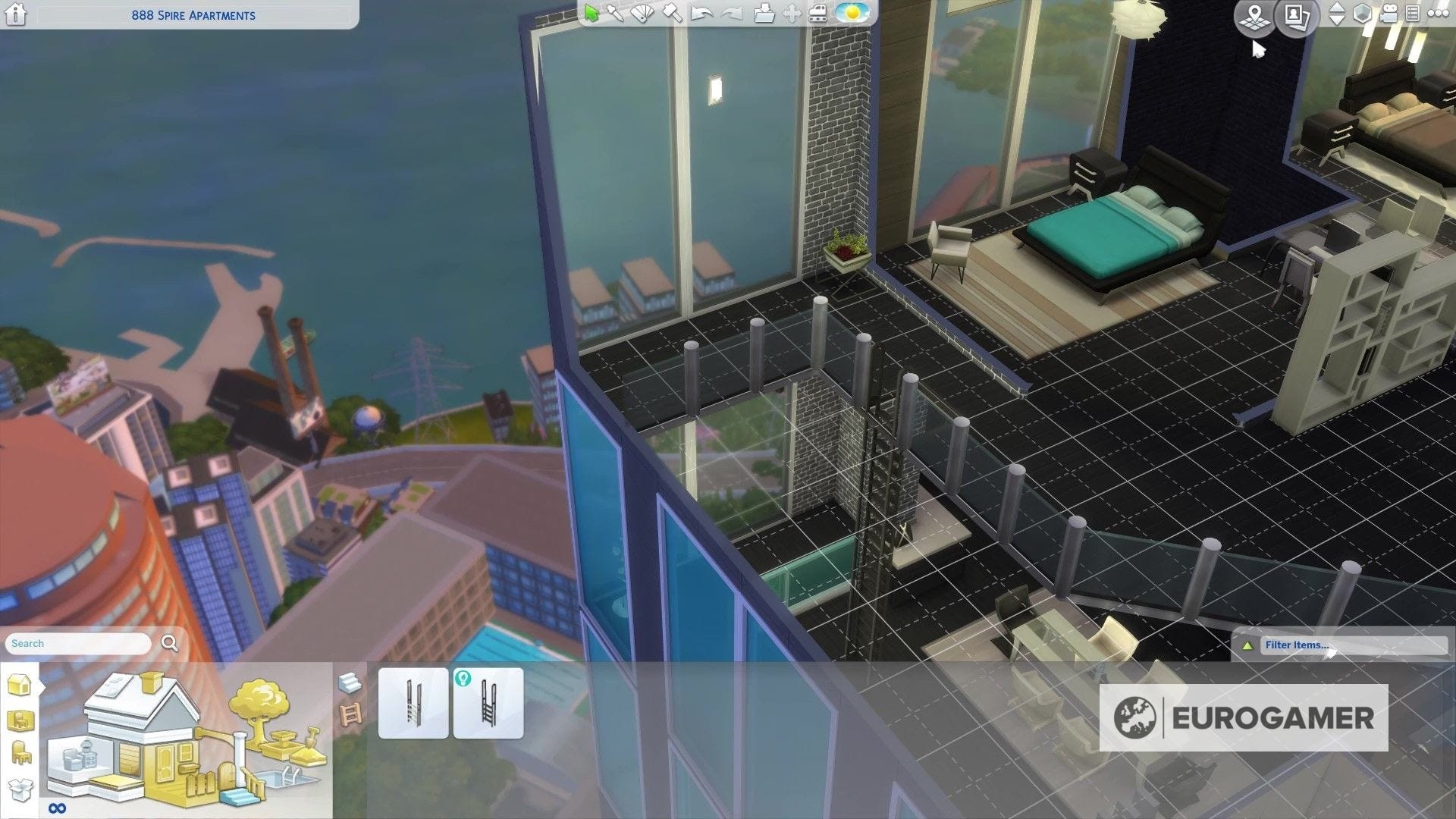 Thang được sử dụng trong căn hộ nhiều tầng trong The Sims 4 City Living hoặc Eco Lifestyle