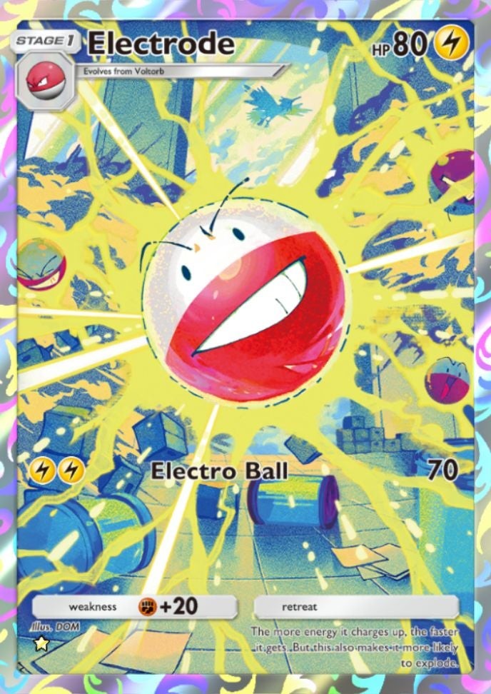 Thẻ bài Eevee Full Art One Gold Star từ gói Pikachu Genetic Apex
