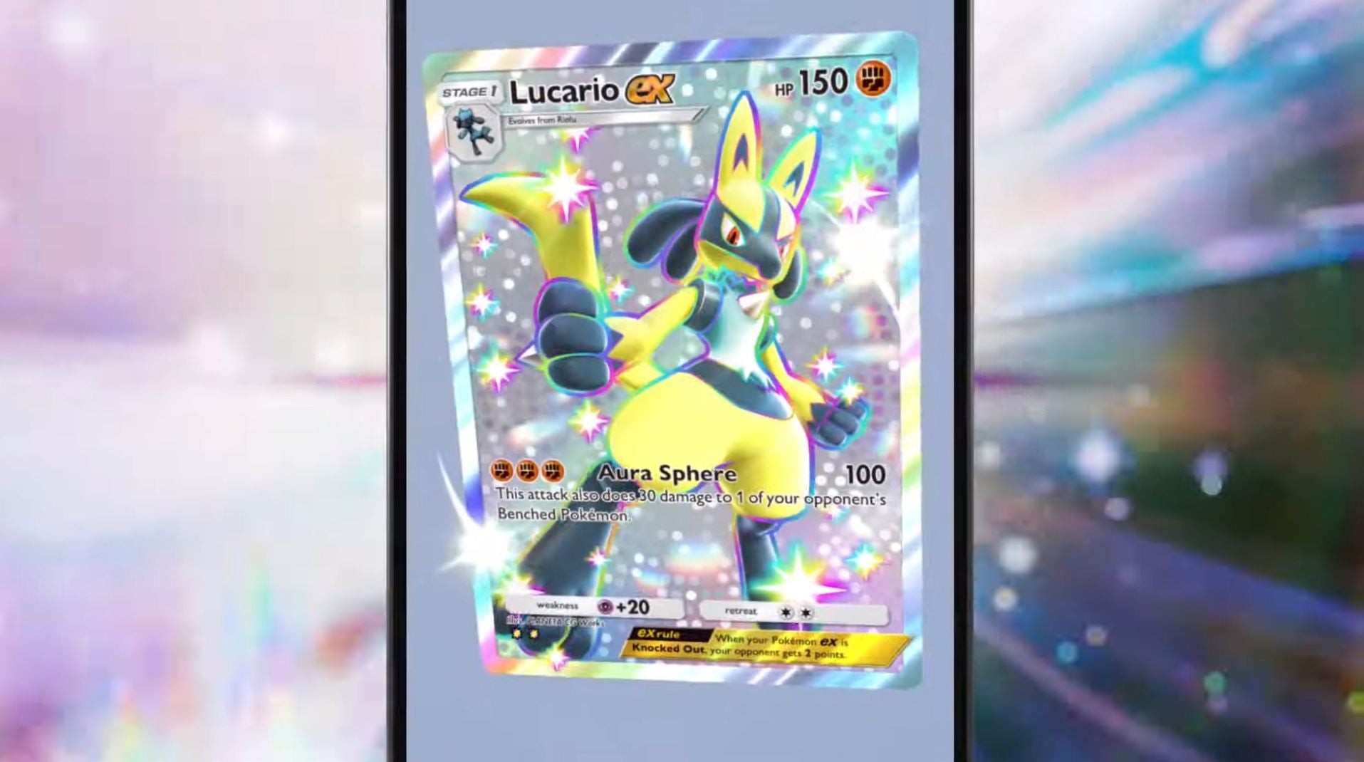 Thẻ bài Pokémon TCG Pocket độ hiếm Two Rainbow Star cần cho nhiệm vụ Shiny Museum 4