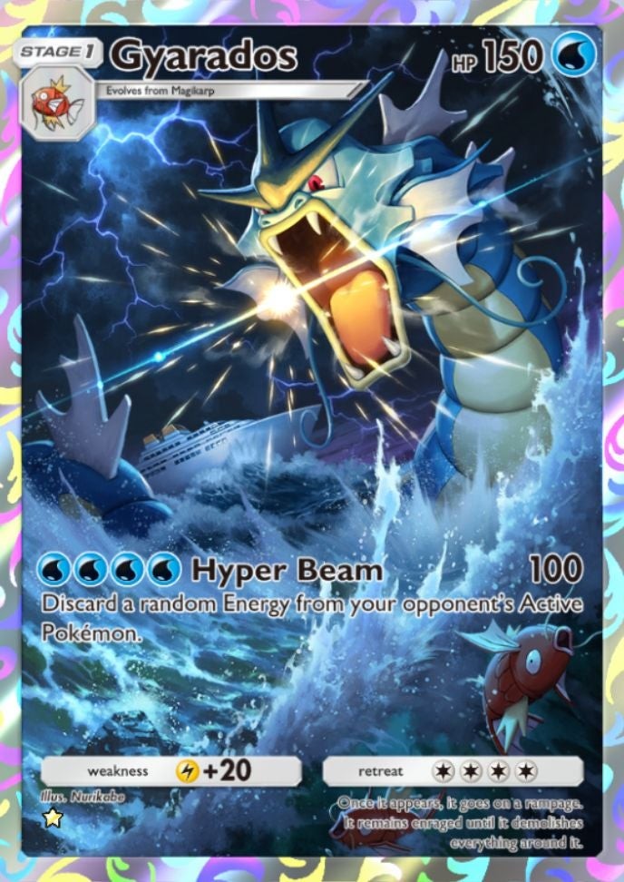 Thẻ bài Snorlax Full Art One Gold Star từ gói Pikachu Genetic Apex