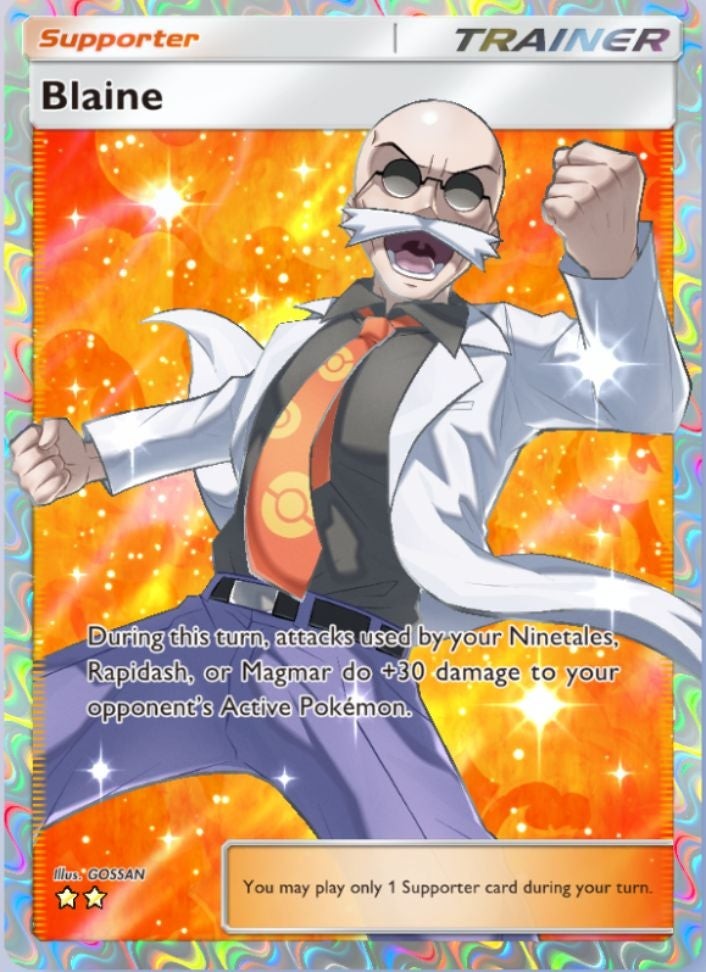 Thẻ bài Thủ lĩnh Nhà thi đấu Koga Full Art Two Gold Star