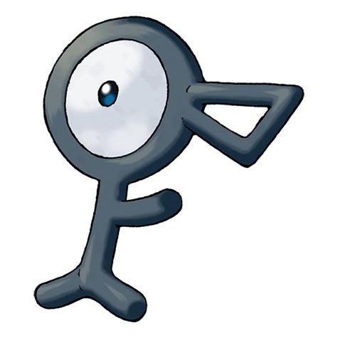 Thẻ bài Unown Full Art One Gold Star từ bộ Triumphant Light