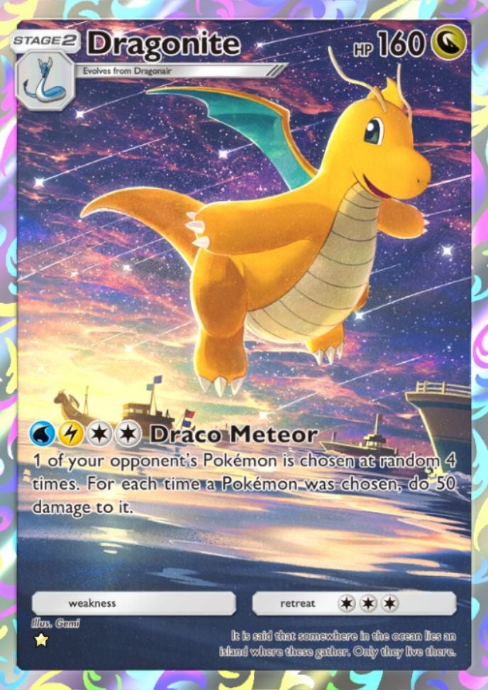 Thẻ bài Weezing Full Art One Gold Star từ gói Mewtwo Genetic Apex