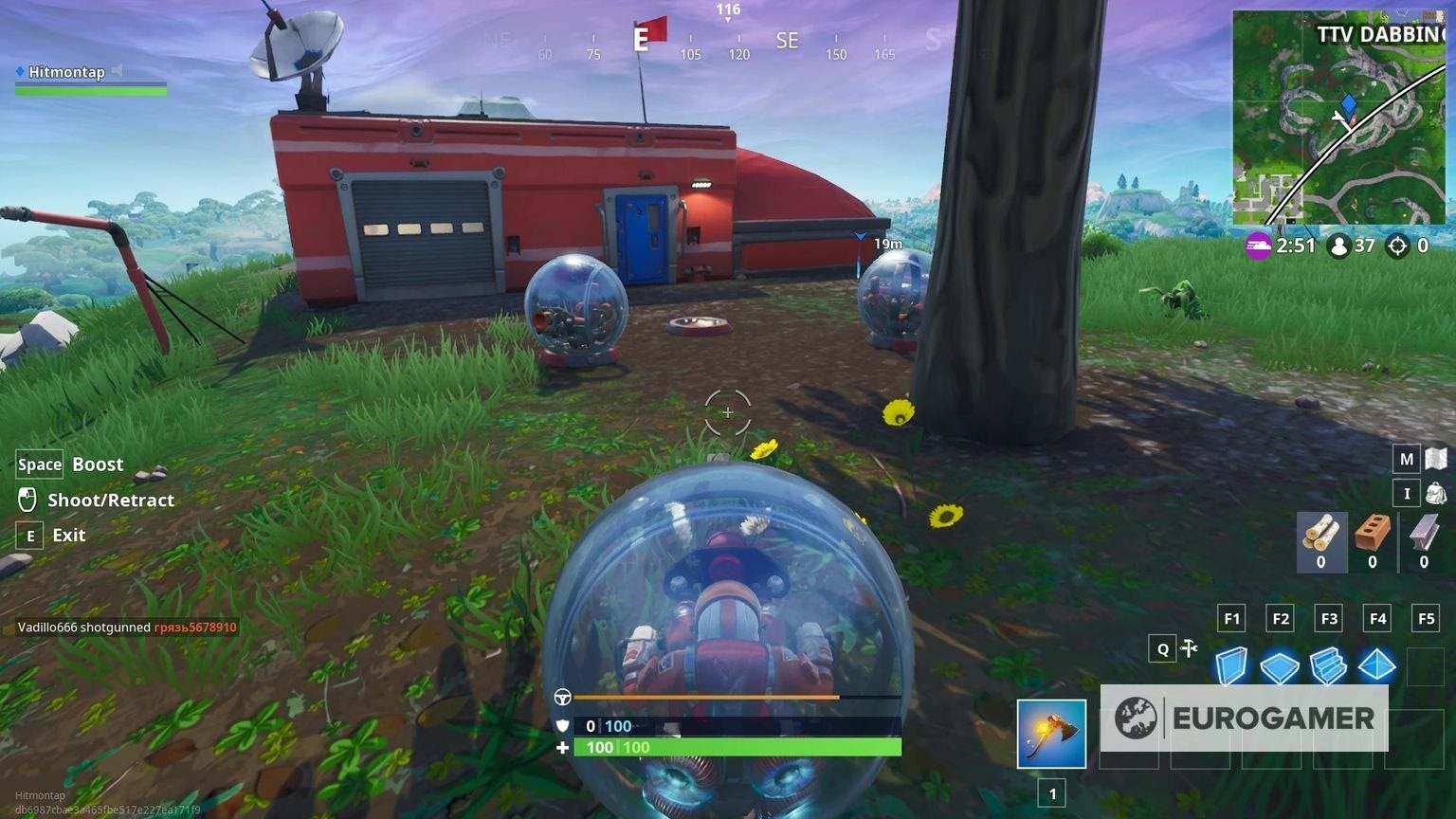 The Baller ở phía đông bắc Pleasant Park