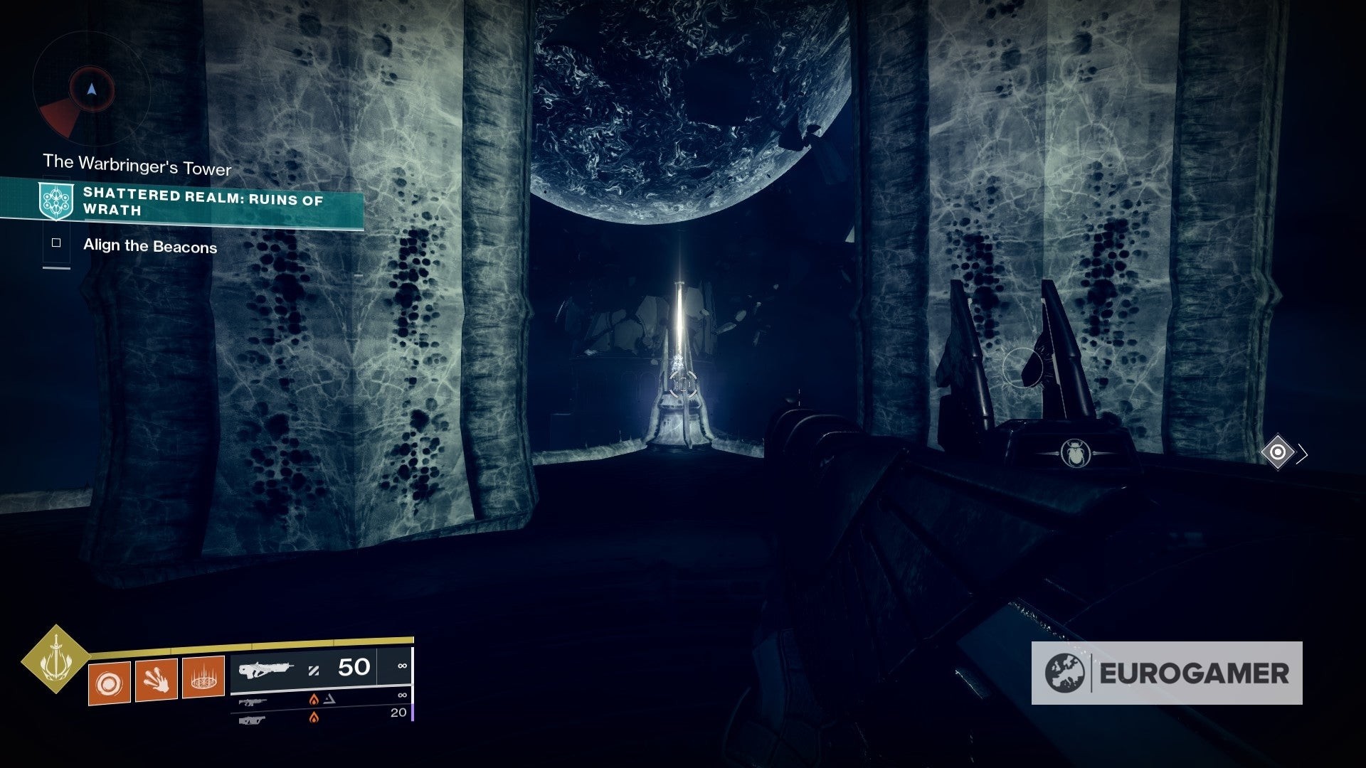 Thiết bị True Sight bên trái Warbringer's Tower