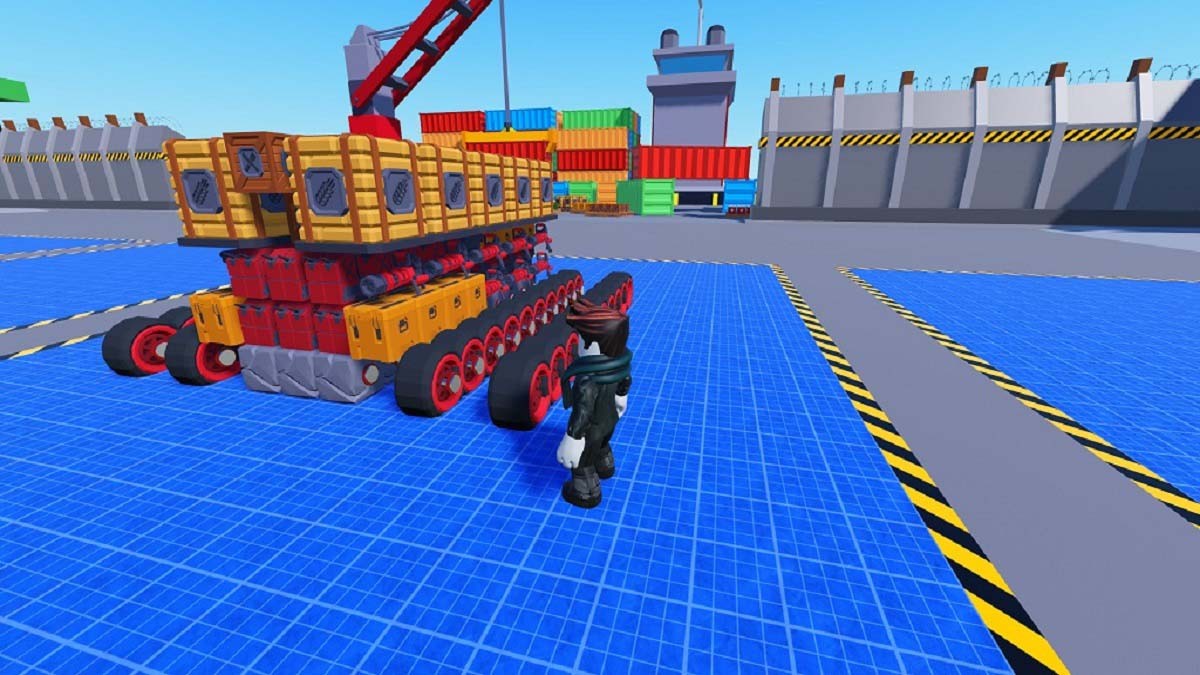 Thiết kế xe vận tải thân rộng trong Build a Car to Kill Zombies / Roblox