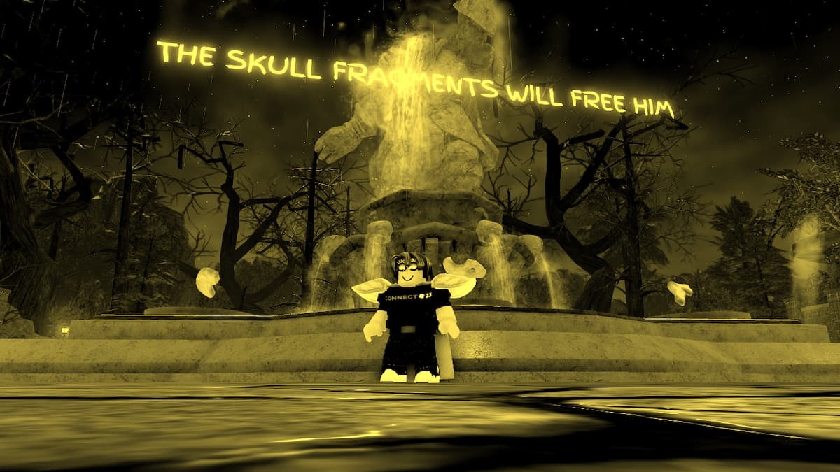 Thông điệp ẩn được tiết lộ khi đeo Spectral Spectacles trong Roblox Haunt