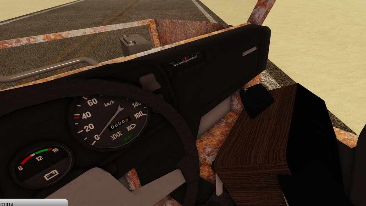Thực hiện thành công glitch lái xe không cần động cơ trong A Dusty Trip Roblox