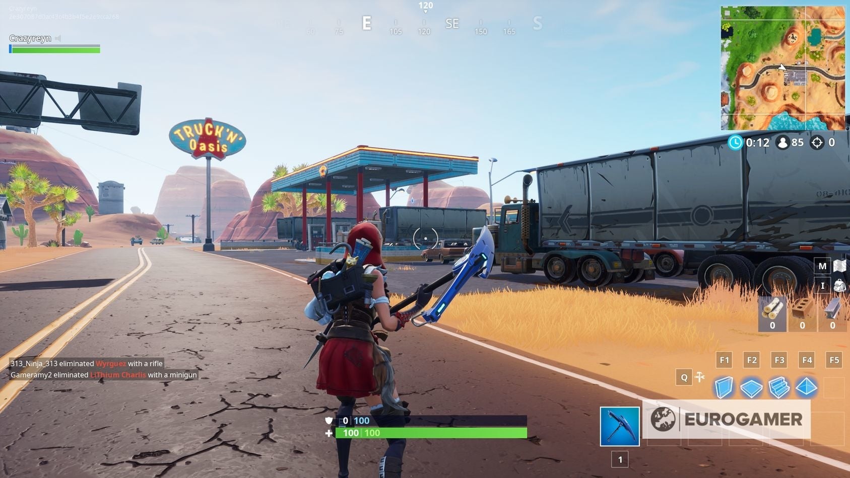 Tiệm kem Ice Cream Parlor trong sa mạc Fortnite