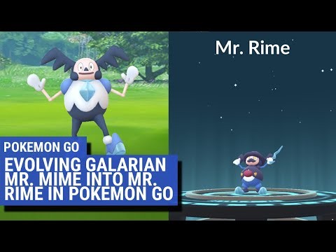 Tiến hóa Mr. Mime Galar thành Mr. Rime trong Pokémon Go