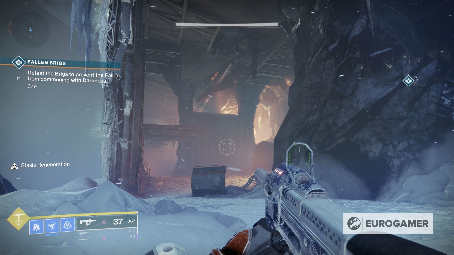 Tòa nhà lớn ở Eventide Ruins nơi có Dead Exo