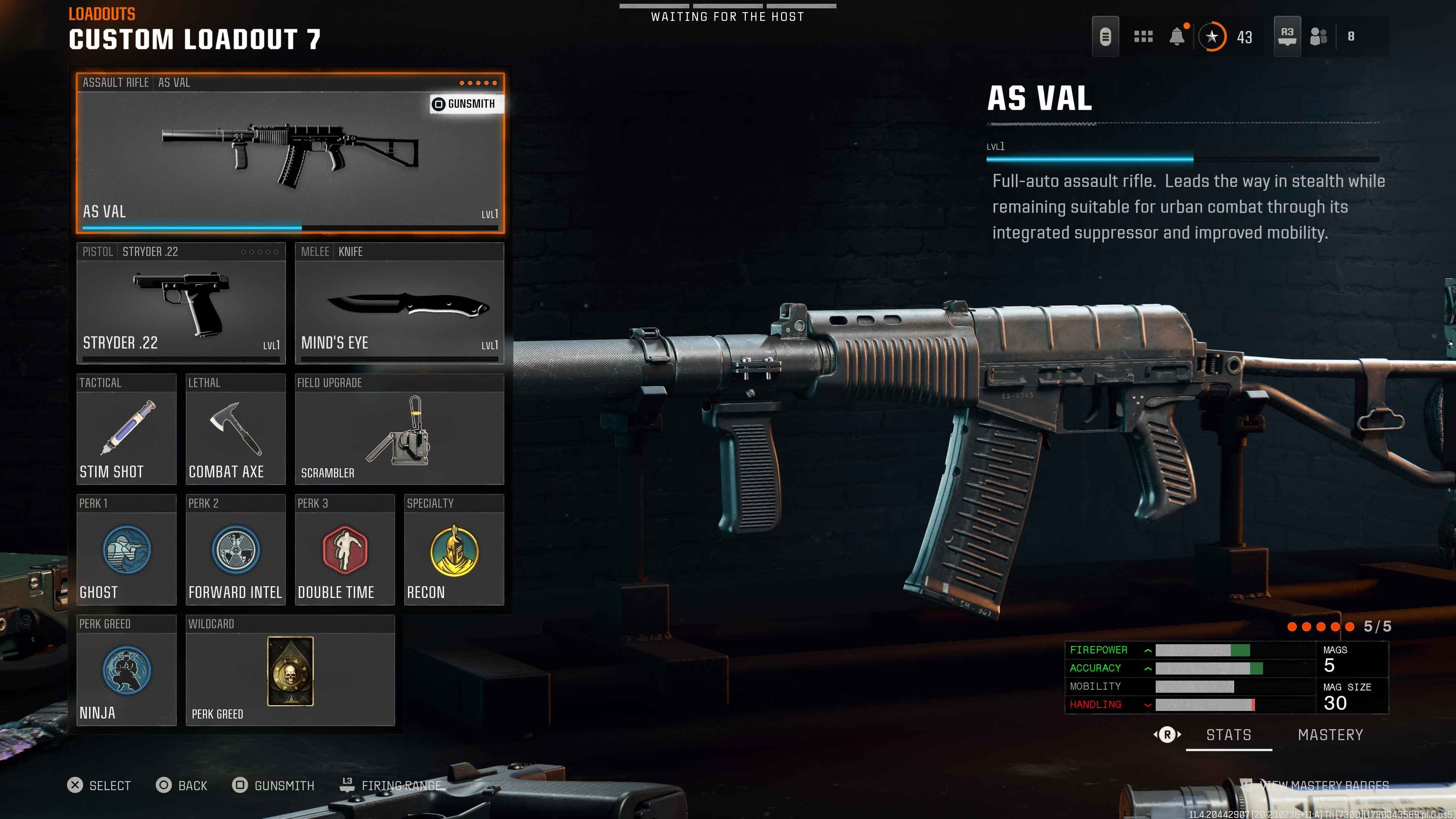 Tổng quan lớp trang bị đề xuất cho AS VAL trong Black Ops 6 bao gồm perk và trang bị