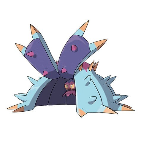 Toxapex gai góc dưới nước trong Pokémon Go