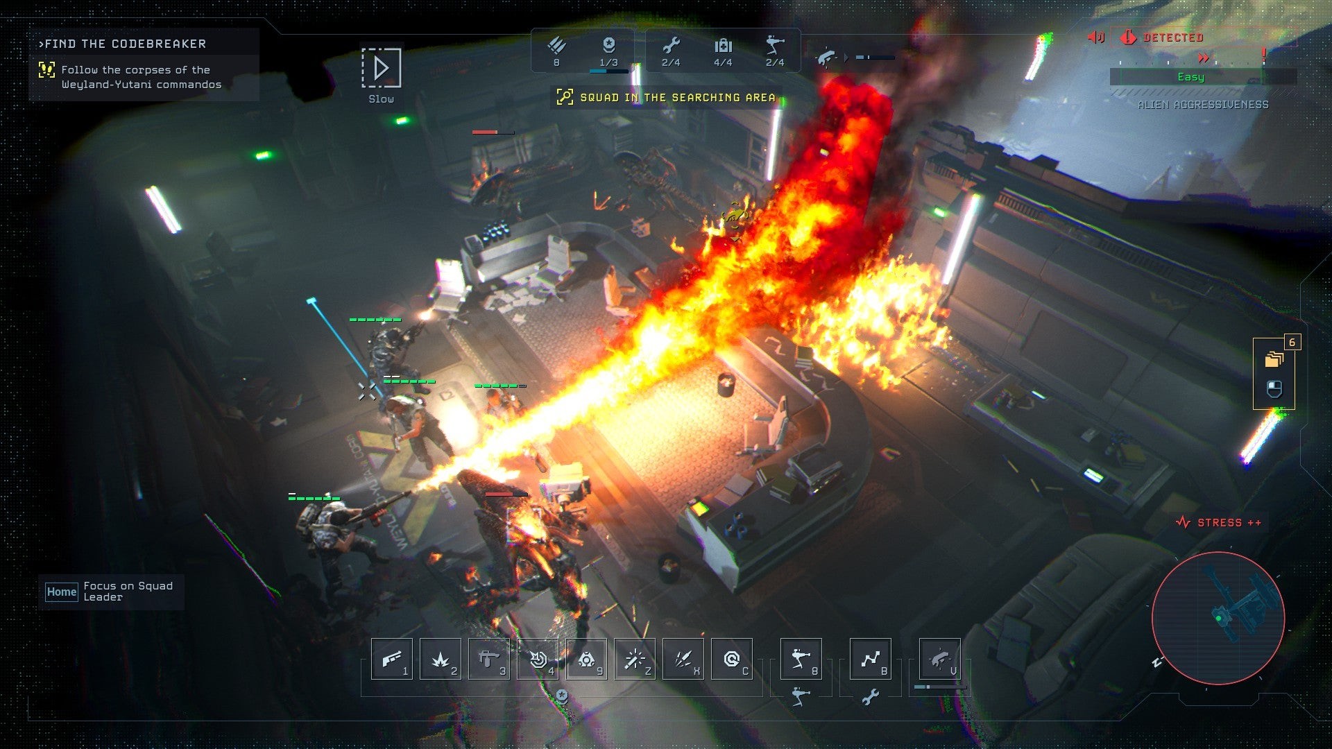 Trận chiến dữ dội trong Aliens: Dark Descent