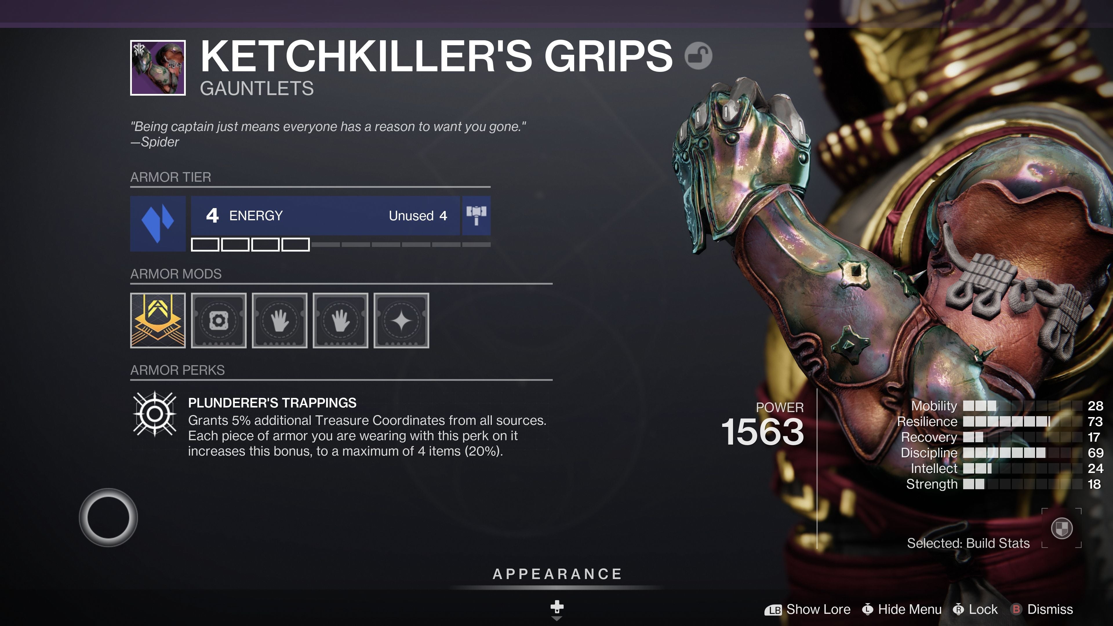 Trang bị mùa giải trong Destiny 2