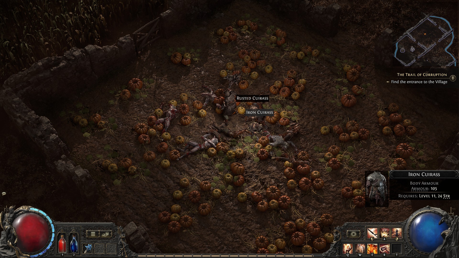 Trang bị rơi ra từ kẻ thù bị tiêu diệt trong Path of Exile 2