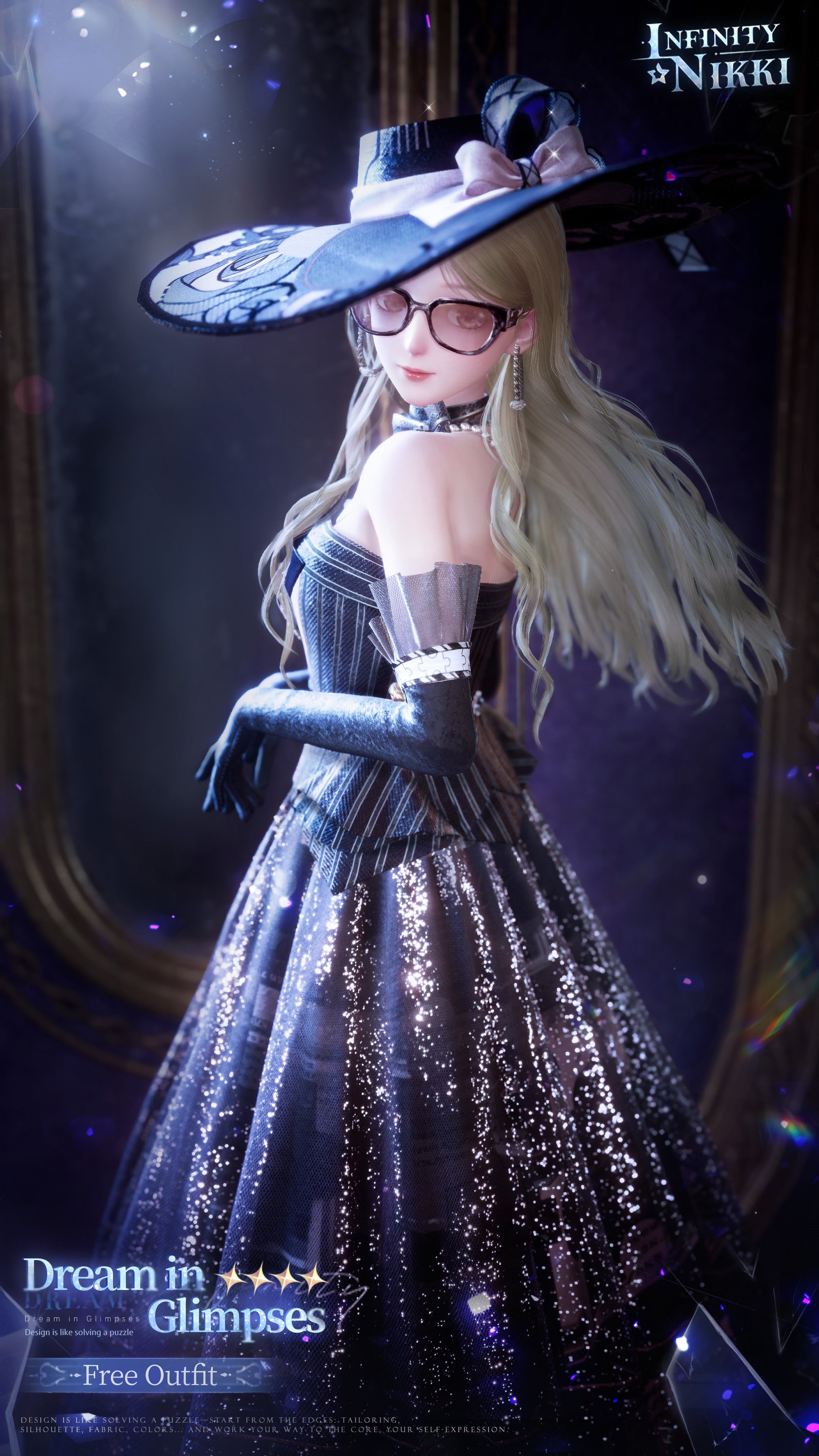Trang phục Dream in Glimpses 4 sao miễn phí từ Heartfelt Gifts Infinity Nikki