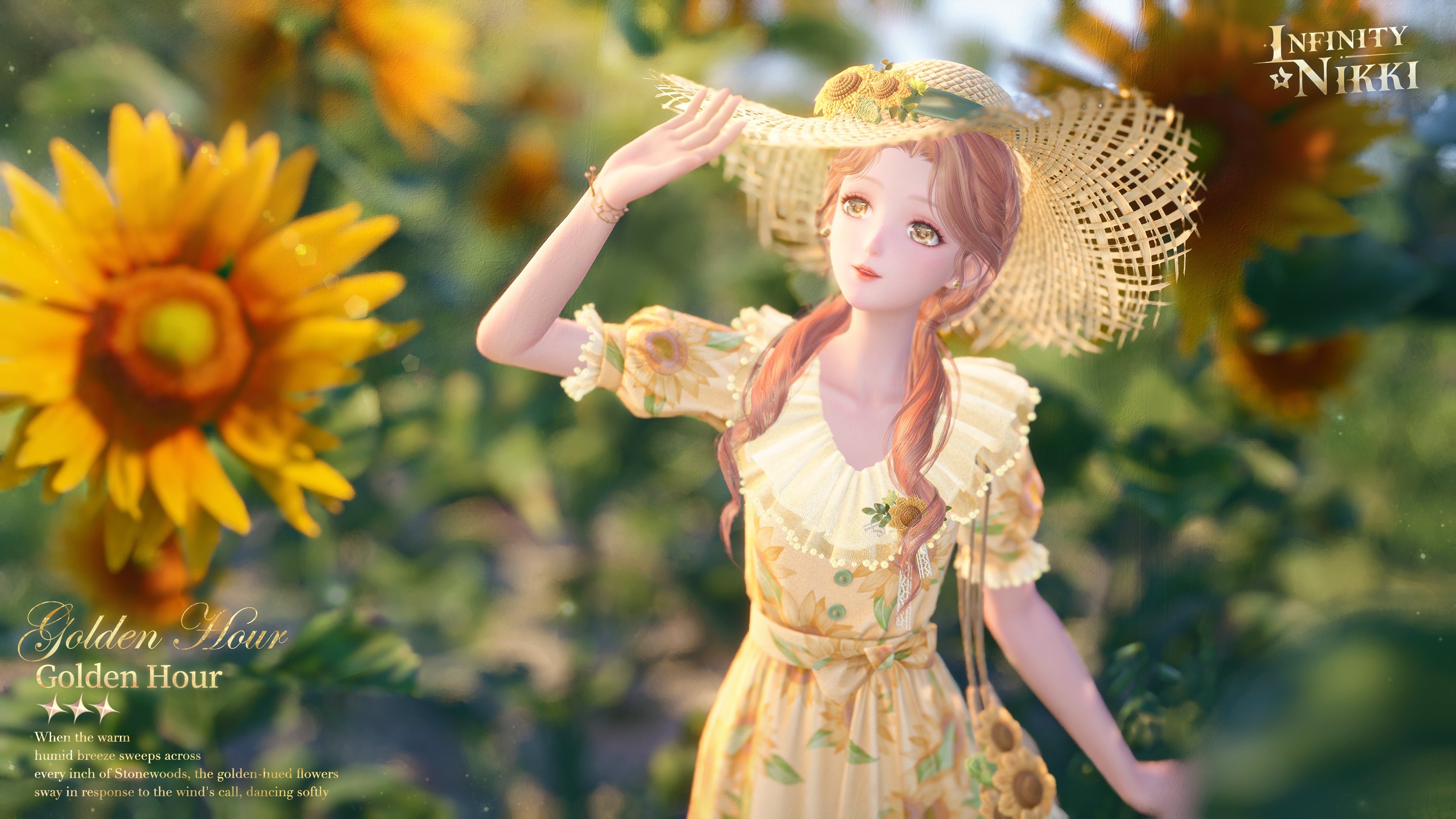 Trang phục Golden Hour 3 sao mua bằng Stellarite giá rẻ trong Infinity Nikki 1.3