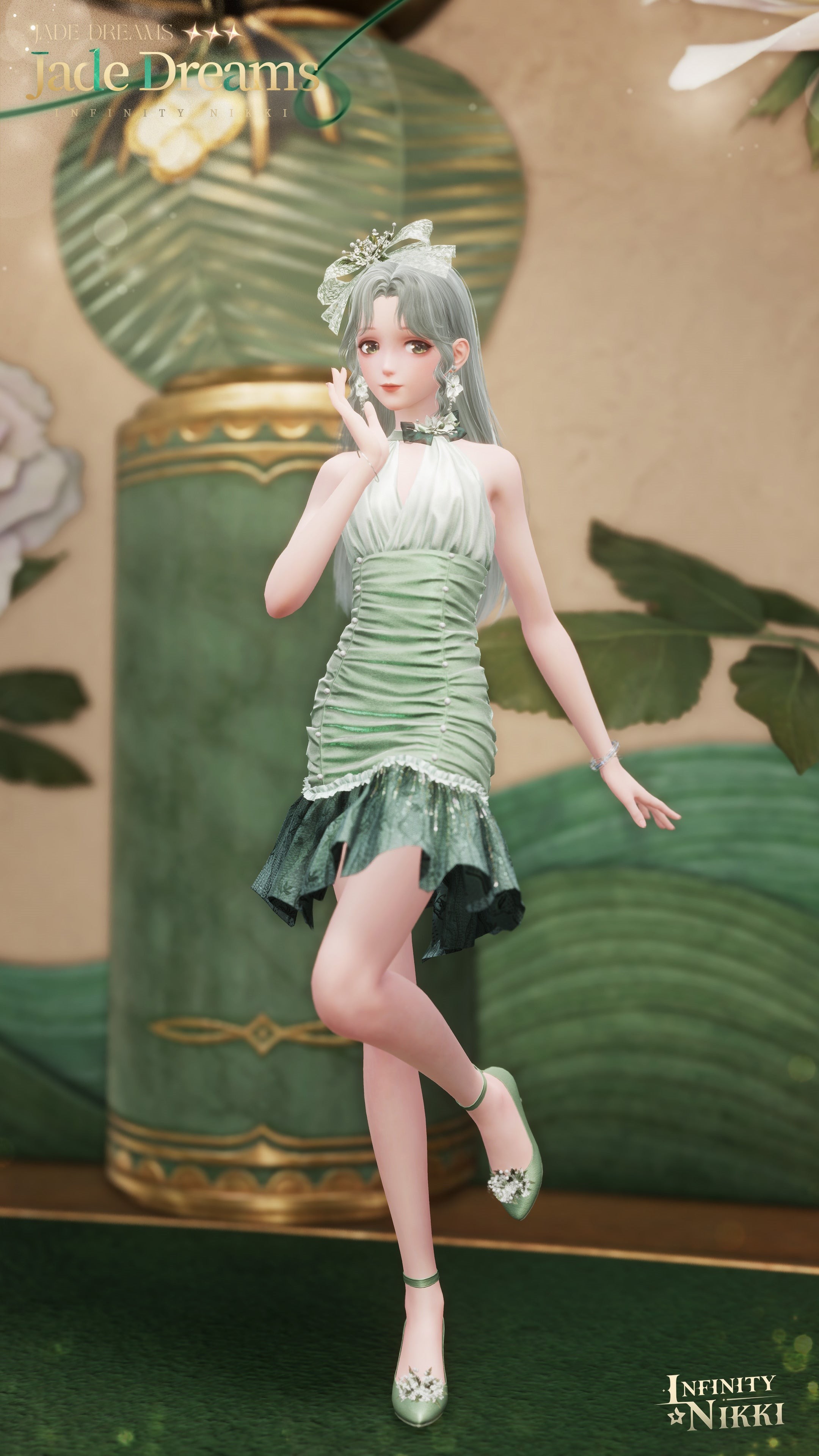 Trang phục Jade Dreams 3 sao miễn phí từ cửa hàng Heartfelt Gifts Infinity Nikki