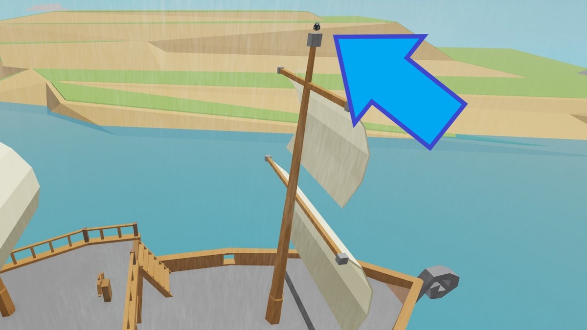 Trứng Đại Bàng cuối cùng trên cột buồm phía trước con tàu Animal Simulator