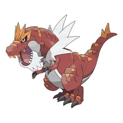 Tyrantrum - dạng tiến hóa của Tyrunt trong Pokémon Go cần 50 kẹo và tiến hóa ban ngày
