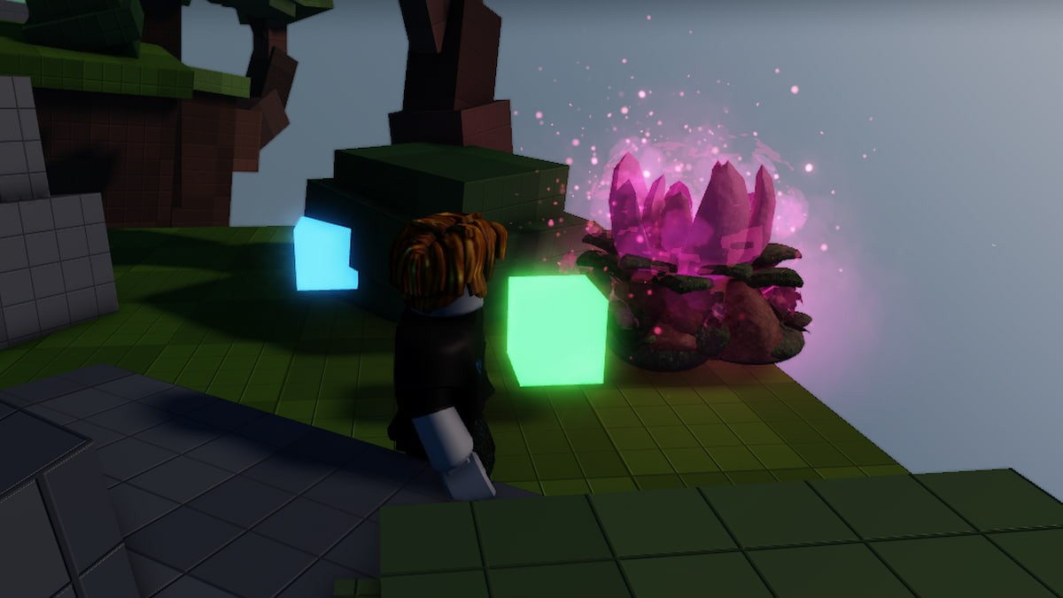 Vật phẩm Spore Blossom hình bông hoa màu hồng trong Tycoon RNG