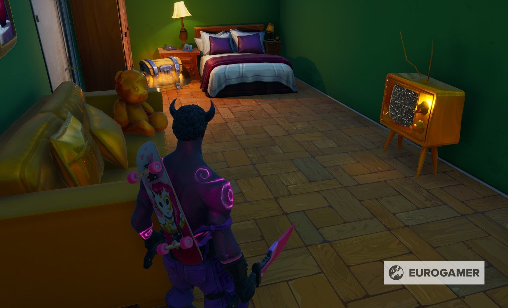 Vật thể vàng trong Fortnite - Gợi ý Vua Midas