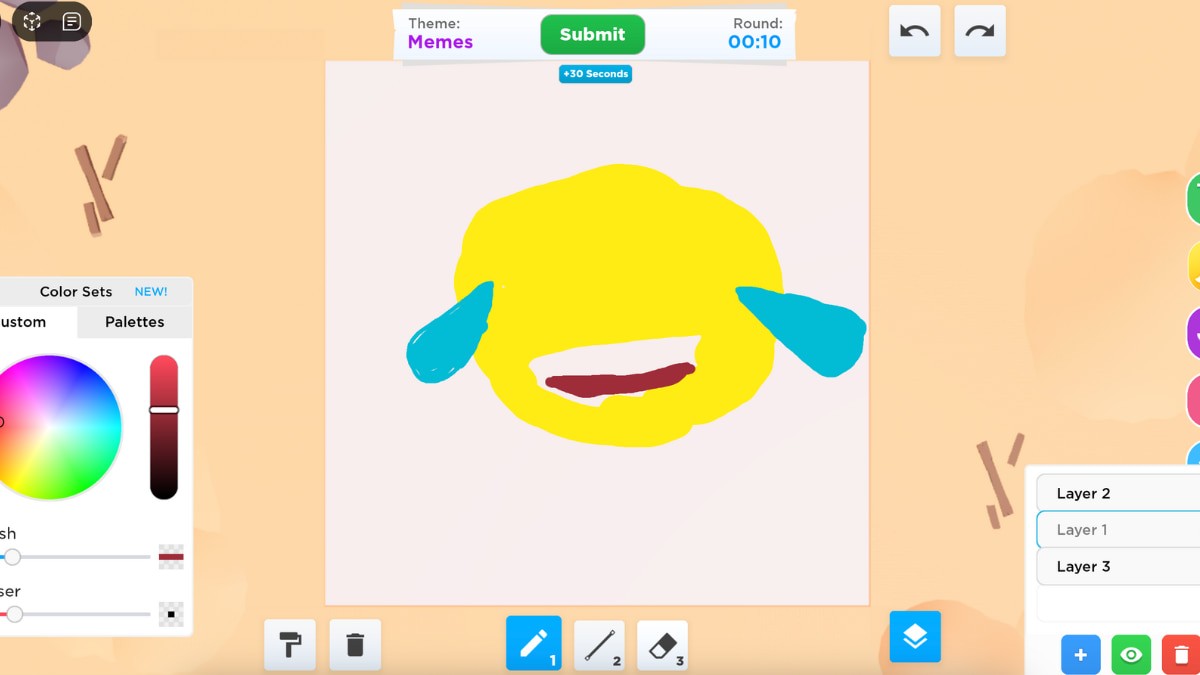 Ví dụ chỉnh sửa bản vẽ Speed Draw dễ dàng bằng cách ẩn Layer 1 giữ lại màu sắc