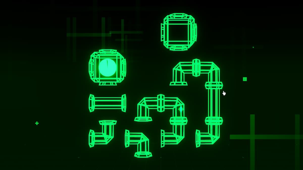 Ví dụ giải đố đường ống neon trong Pls Donate