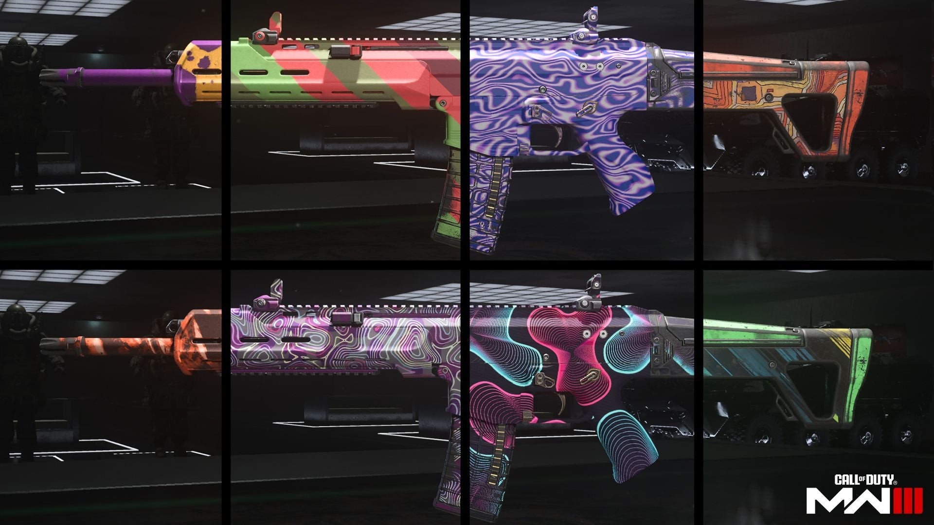 Ví dụ về Base Camo Glitch Milspec mới trong Modern Warfare 3