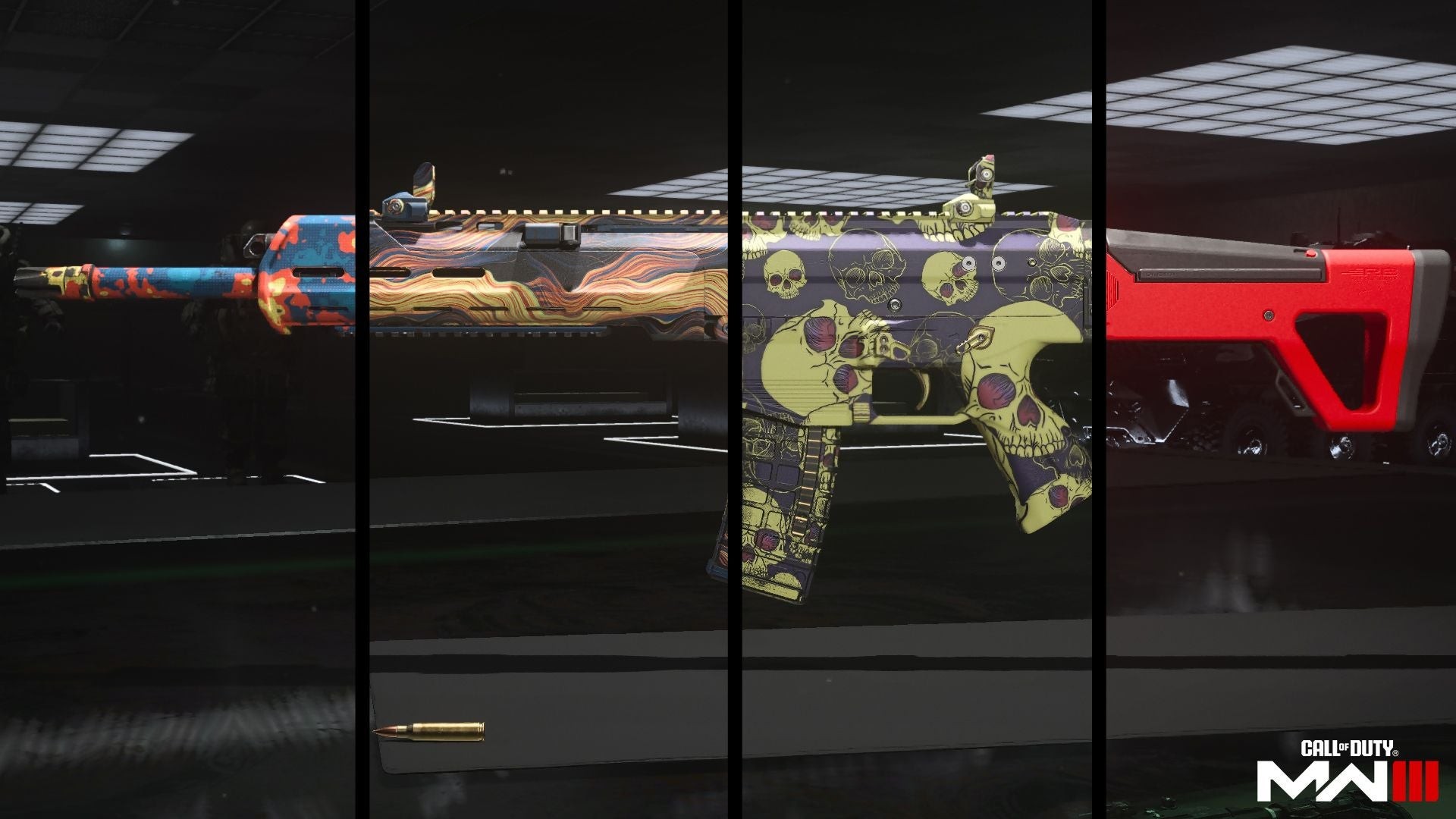 Ví dụ về Base Camo Graphical mới trong Modern Warfare 3