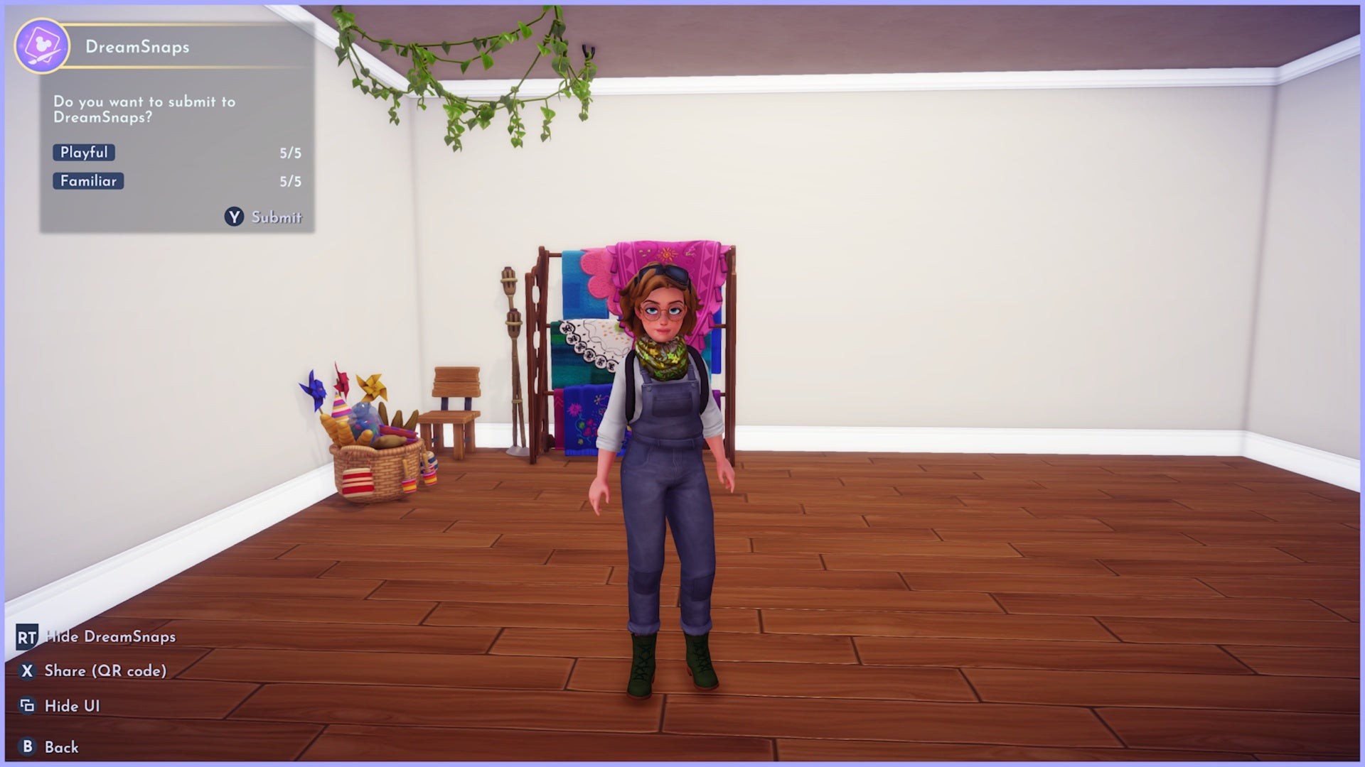 ví dụ về bức ảnh đáp ứng tất cả yêu cầu DreamSnaps trong Disney Dreamlight Valley