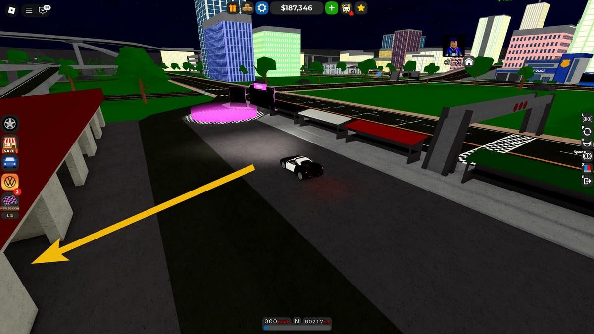 Vị trí bộ phận xe Toyodo #15 trong Roblox Car Dealership Tycoon