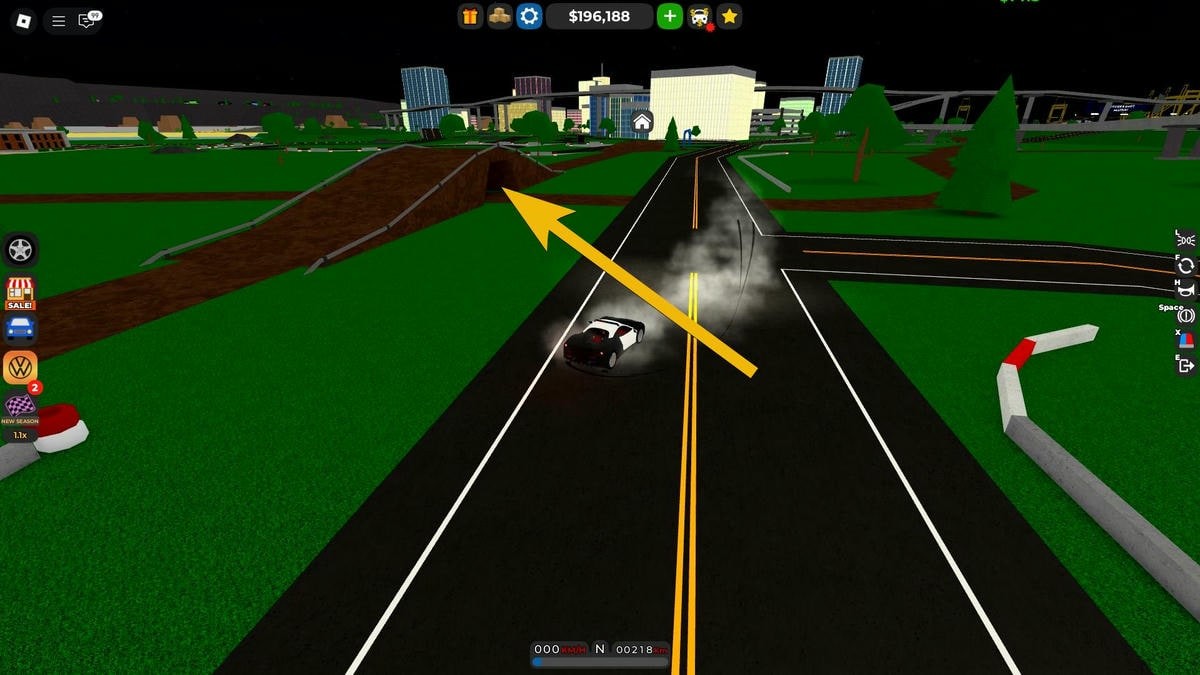 Vị trí bộ phận xe Toyodo #16 trong Roblox Car Dealership Tycoon