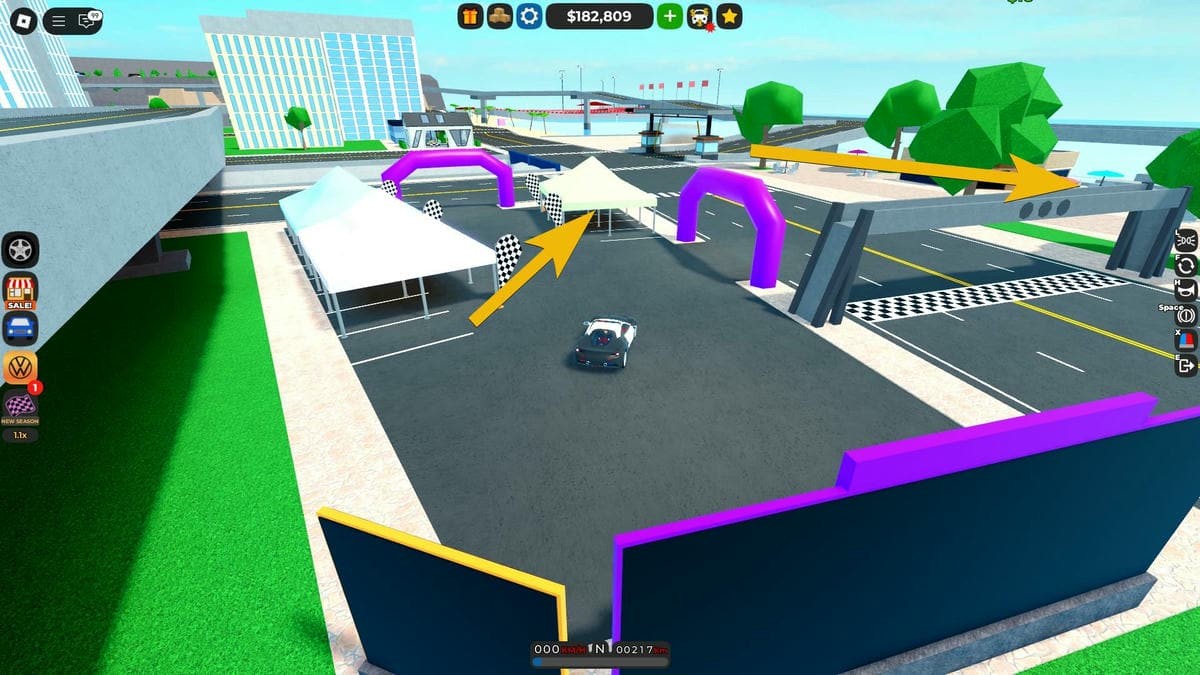 Vị trí bộ phận xe Toyodo #3 trong Roblox Car Dealership Tycoon