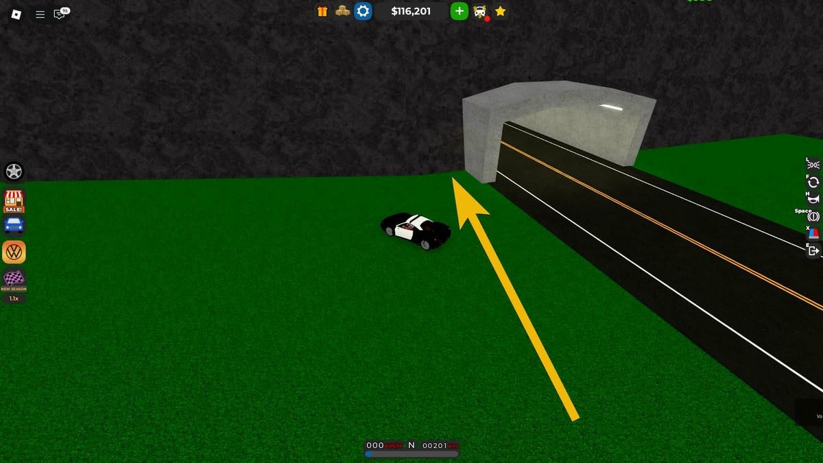 Vị trí bộ phận xe Toyodo #8 trong Roblox Car Dealership Tycoon