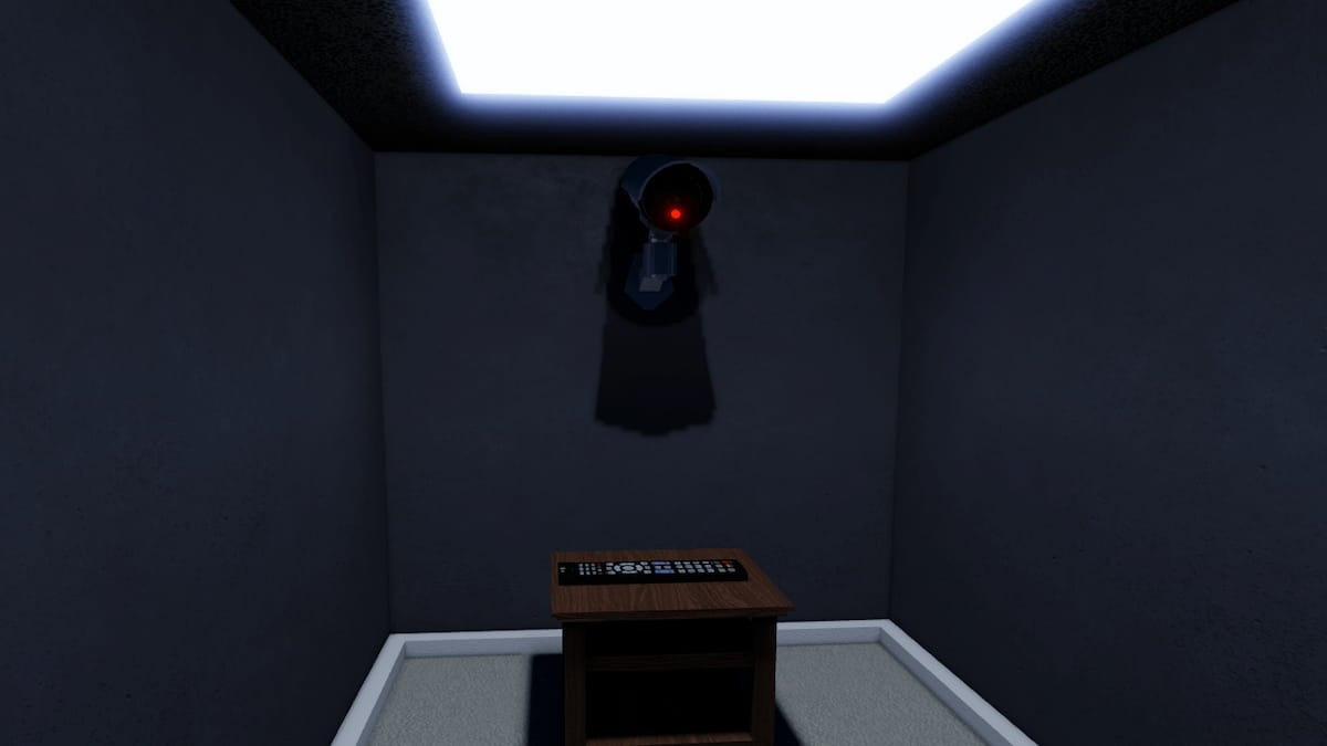 Vị trí điều khiển TV trong mê cung Terminal Escape Room