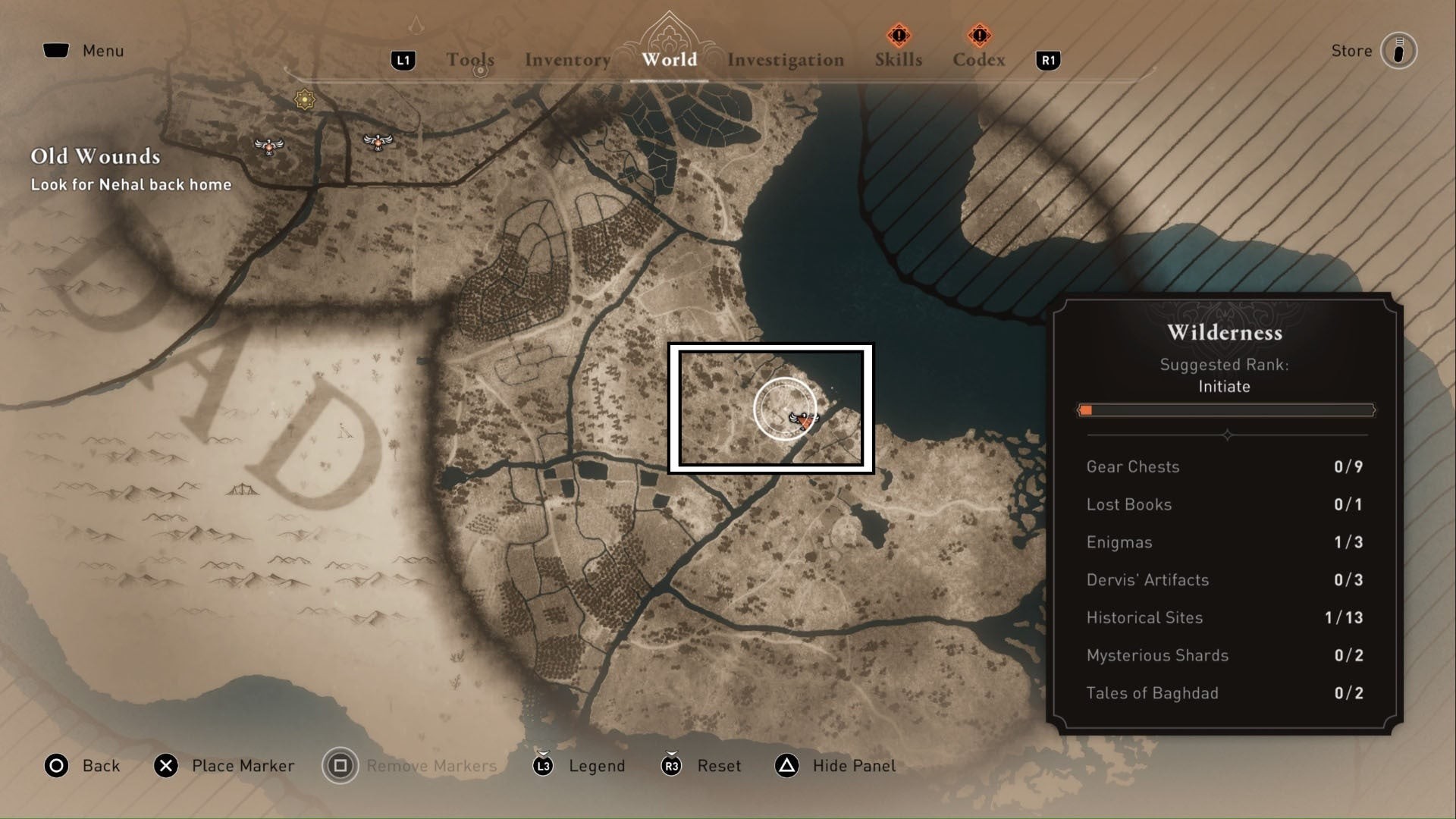 Vị trí Jarjaraya trên bản đồ thế giới Assassin's Creed Mirage