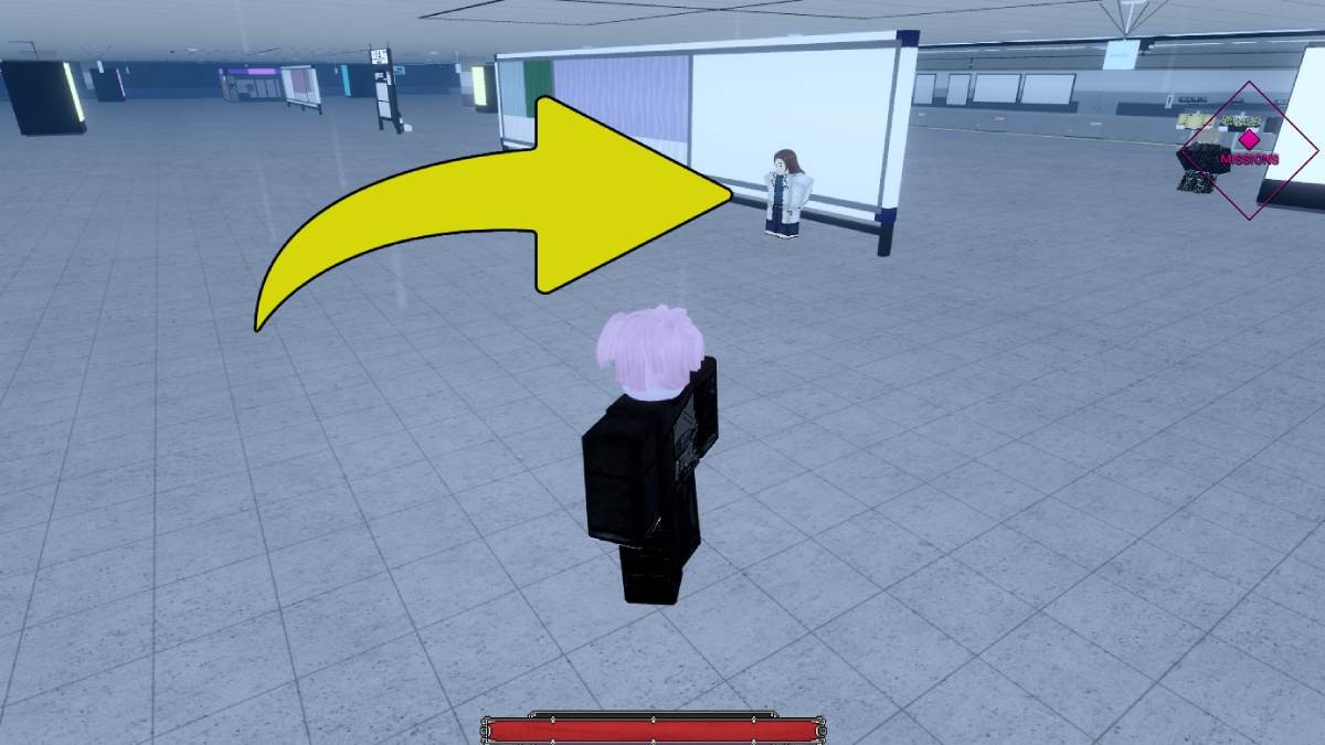 Vị trí NPC Mahito để reroll Cursed Technique trong Roblox Sorcery